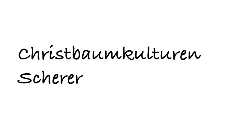 Christbaumkulturen Scherer